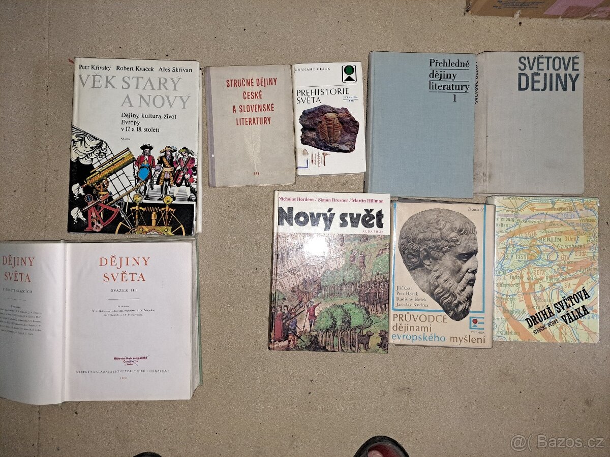 Knihy z oblasti zeměpisu a dějepisné knihy - 5