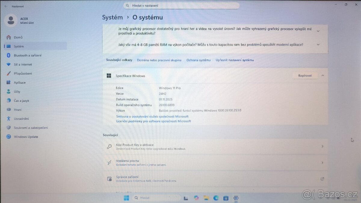 Acer travelmate 7750 - 5