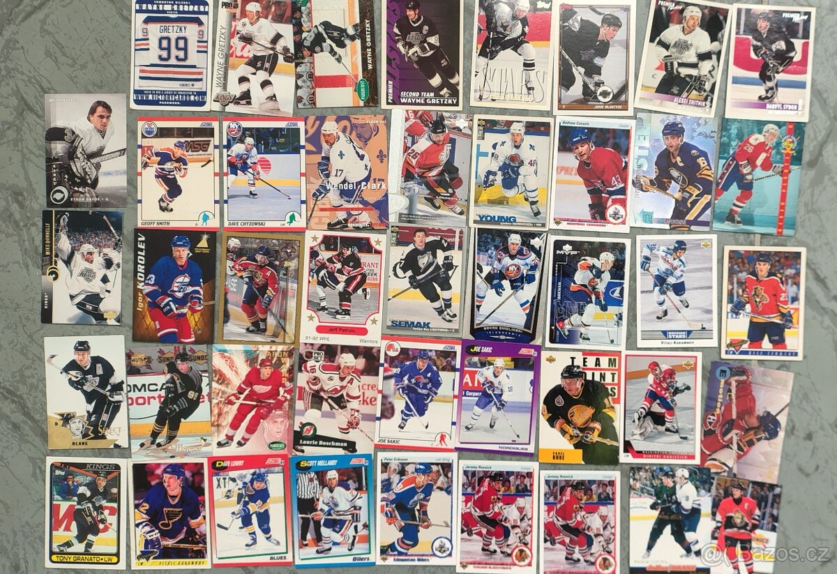 Hokejové kartičky, mix NHL kartiček - 5