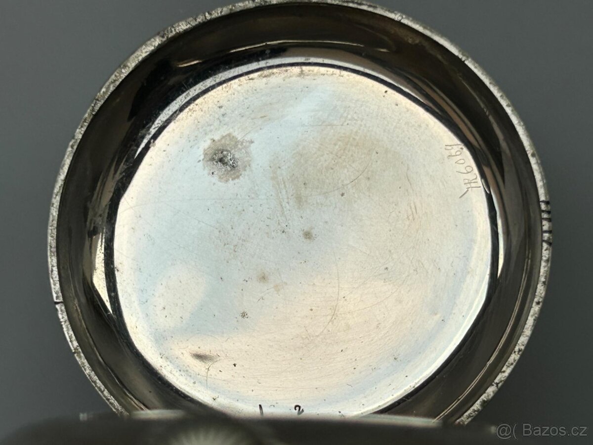 orig.Železniční hodinky REGULATEUR s lokomotivou, 202g, 66mm - 5