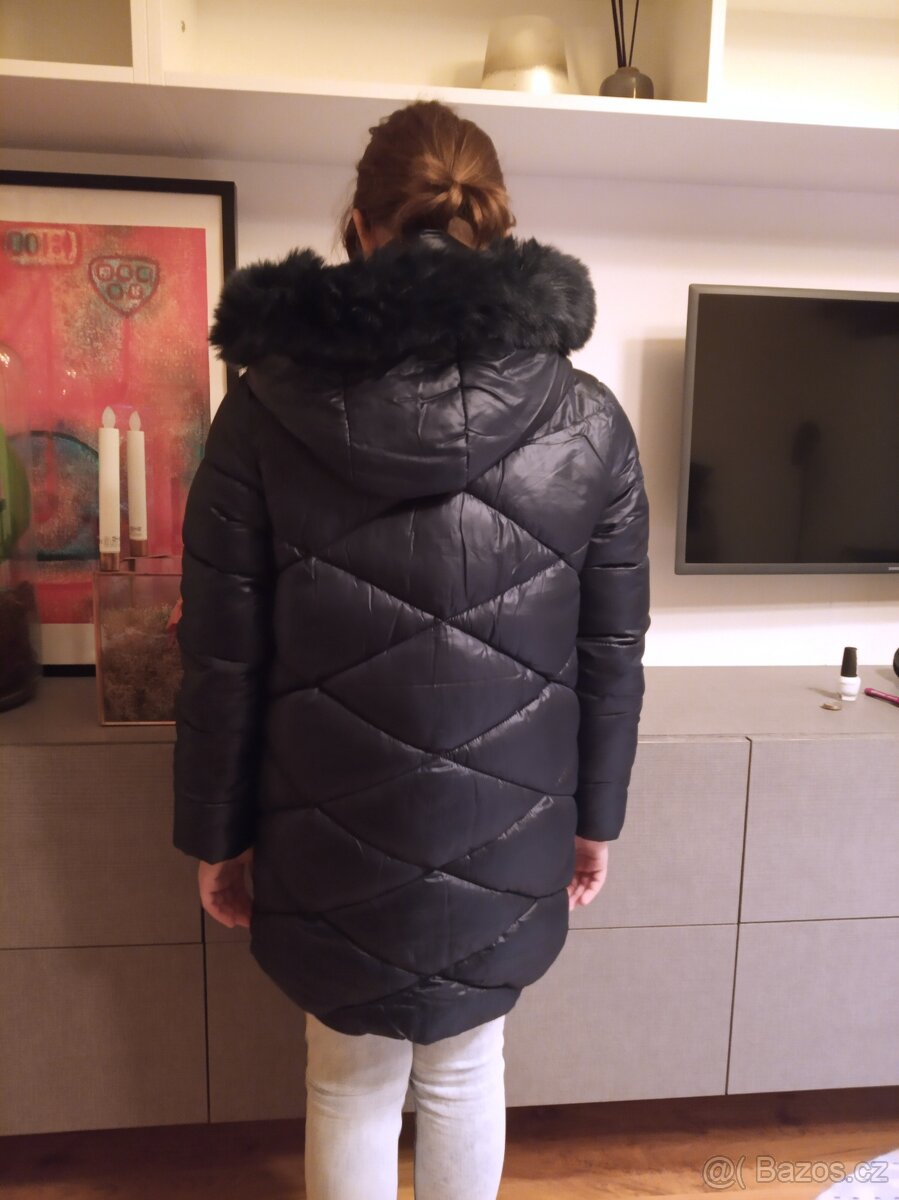 Zimní Bunda kabát PEPCO v. 134/140 – JAKO NOVÁ - 5