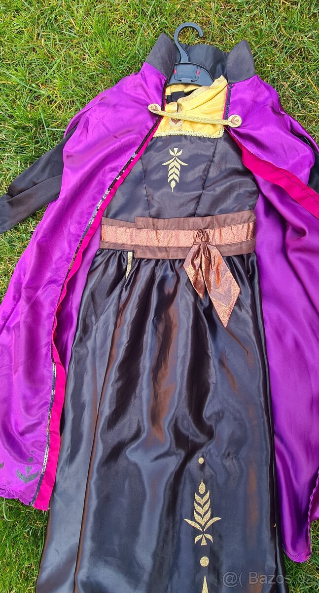 Šaty Anna,Elsa Ledove království II vel 140 - 5