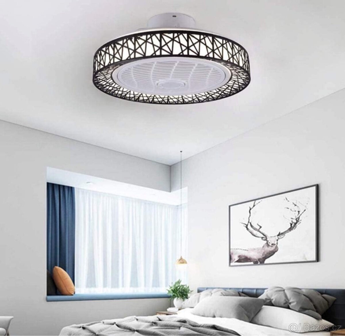 LED Lustr 46w s Ventilatorem 50cm - 5