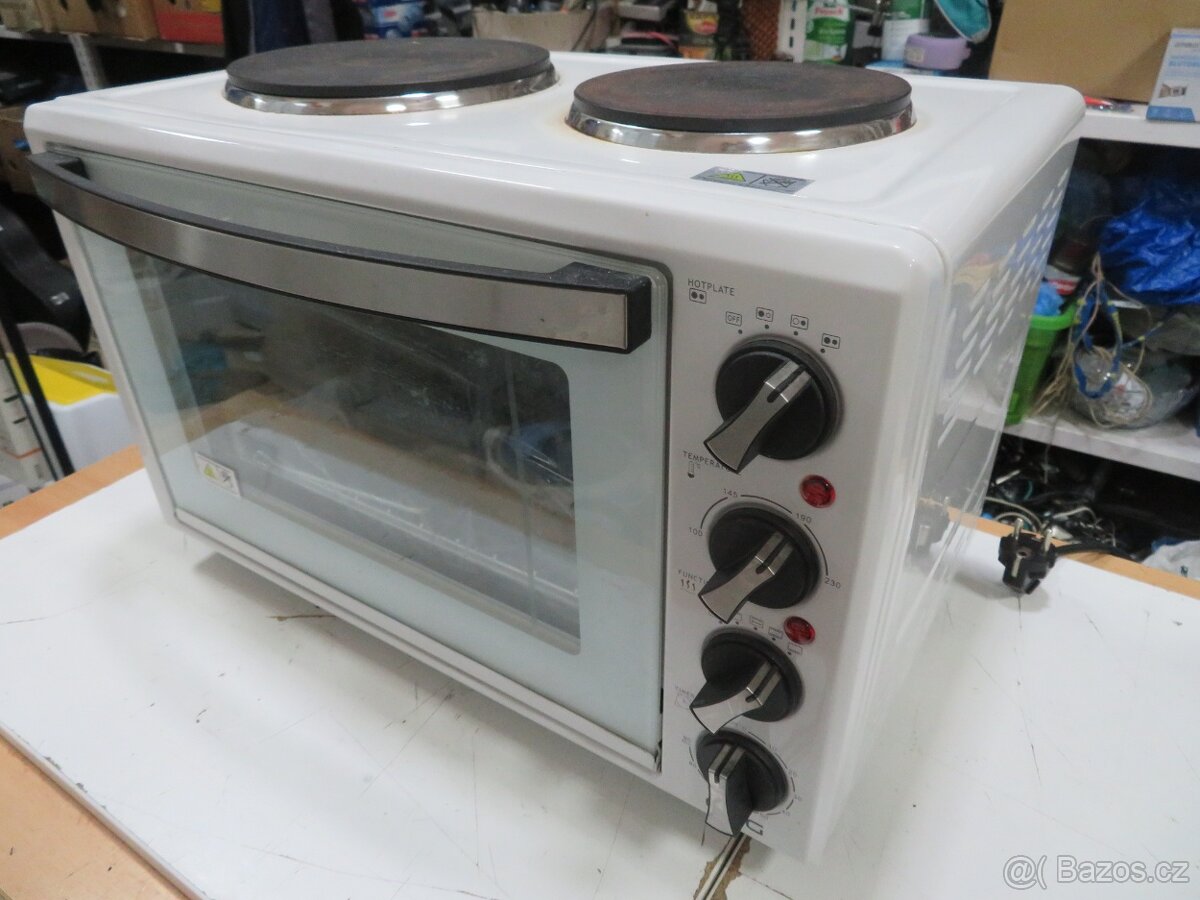 Mini trouba + vařič 2 plotny ECG ET 3031 - 5