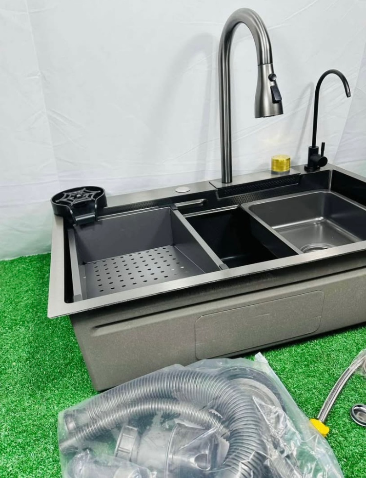 Multifunkční kuchyňský dřez s vodopádem 754620cm - 5