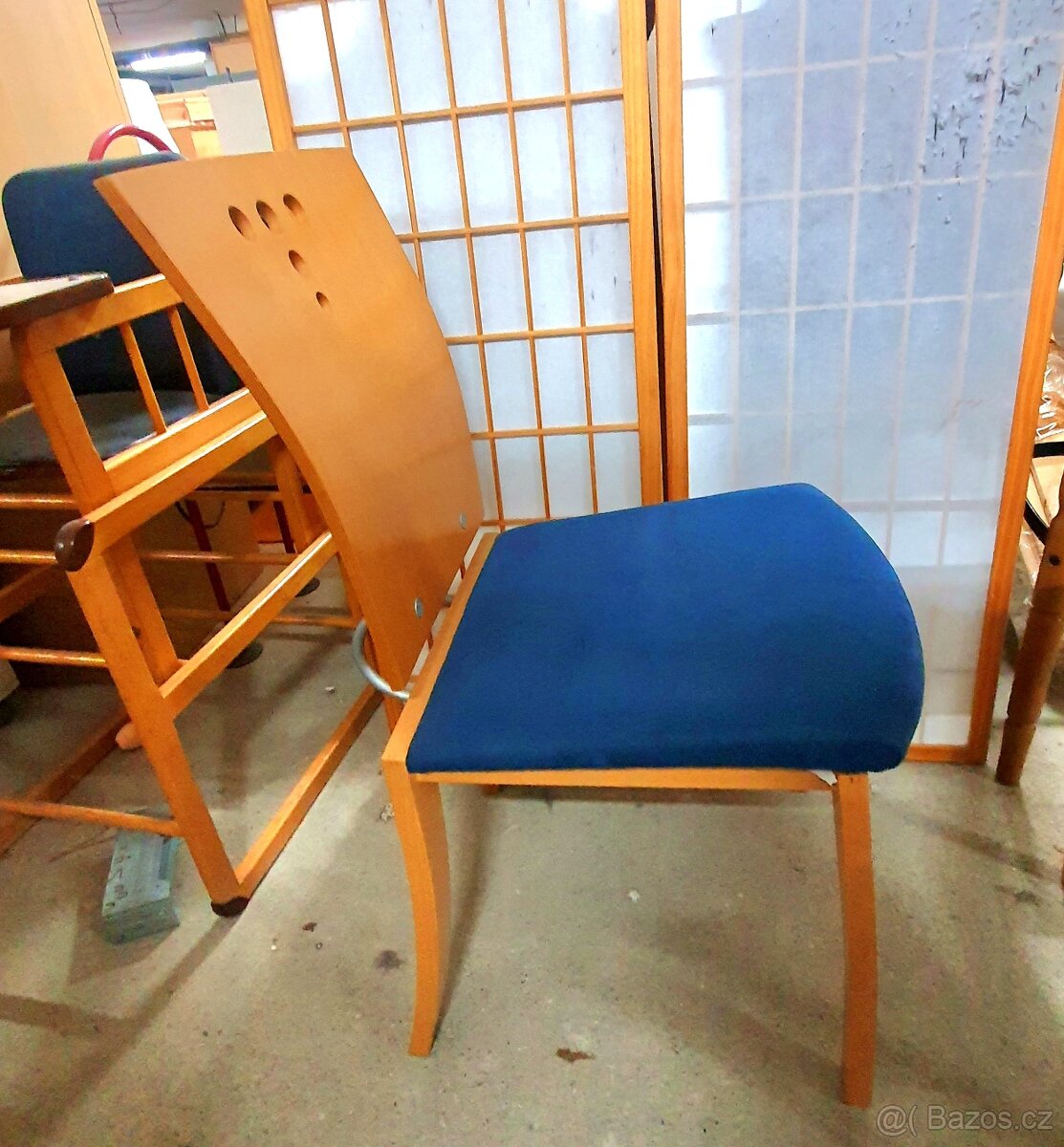 2 polstrované židle - 5