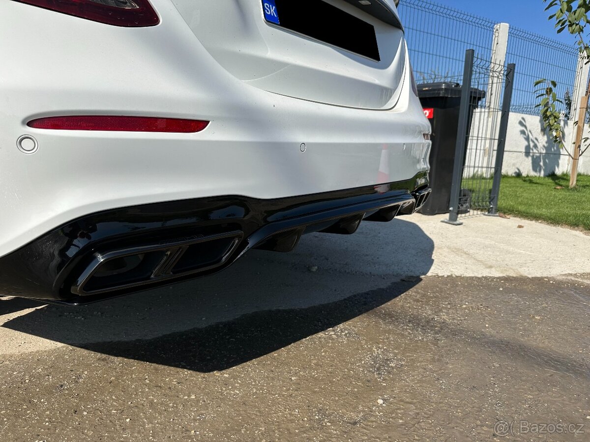 Difuzor E63 look na Mercedes E - W213 černý lesk - 5