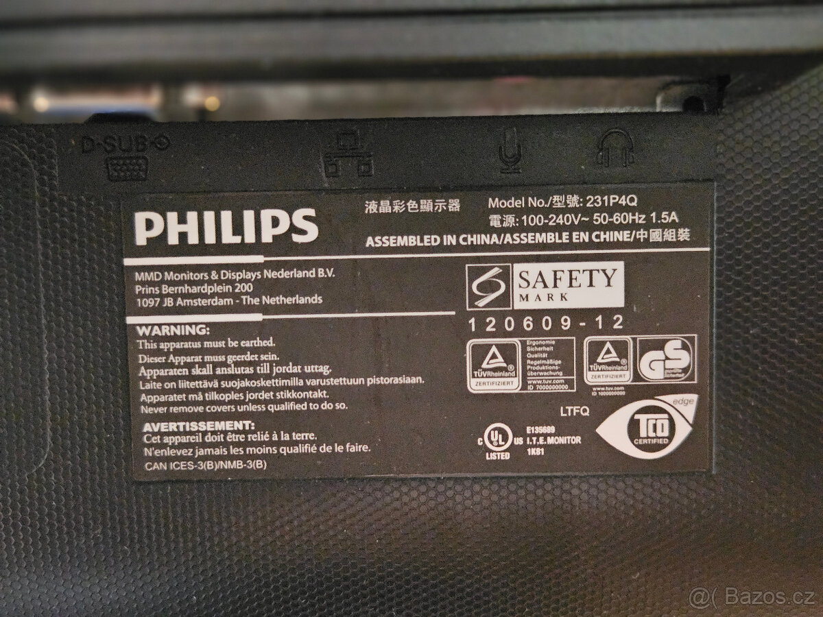 LCD monitor Philips 23" - Full HD - 5