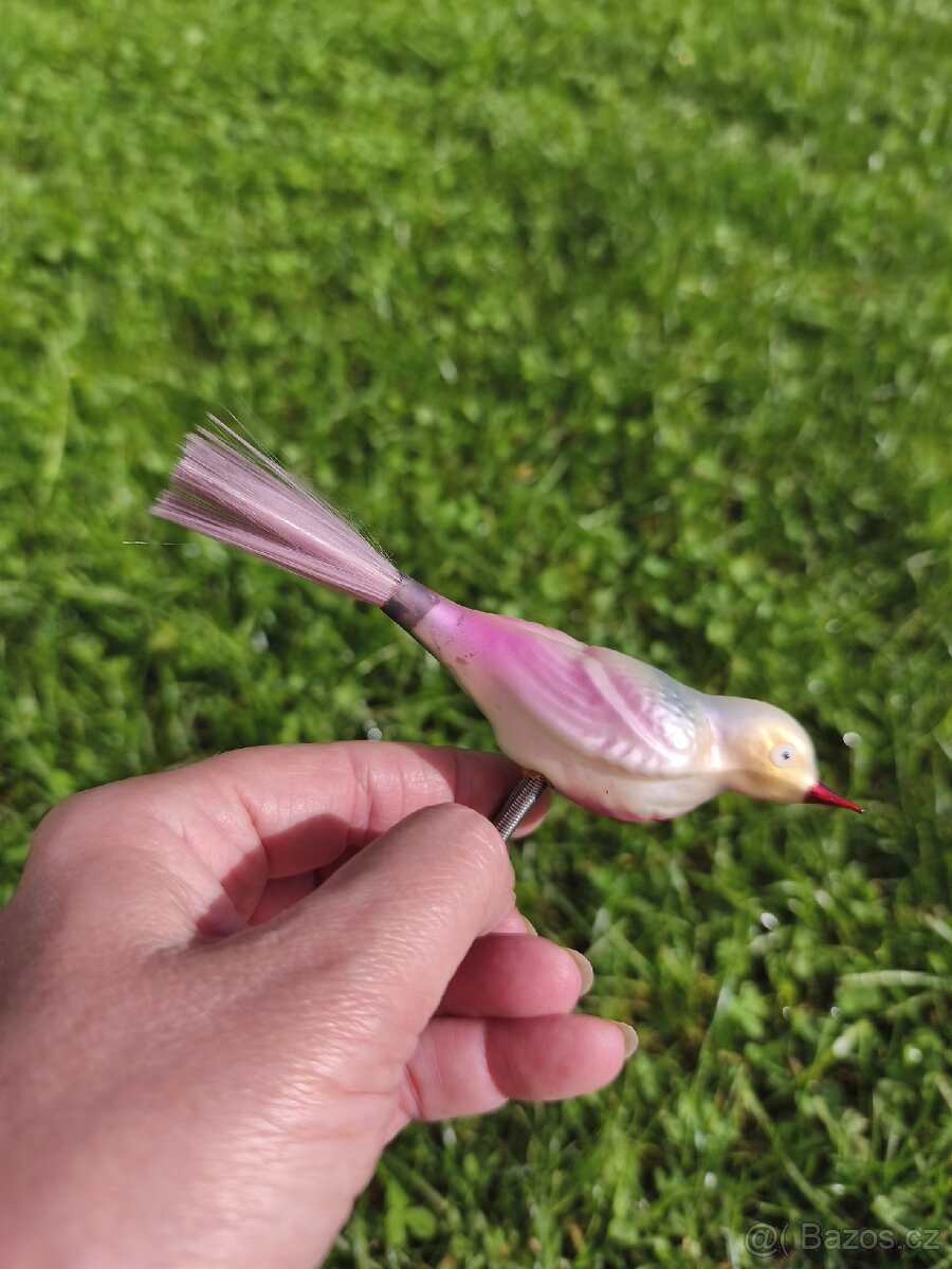 Vánoční ptáčci,špička,řetězy - cena za vše - 5