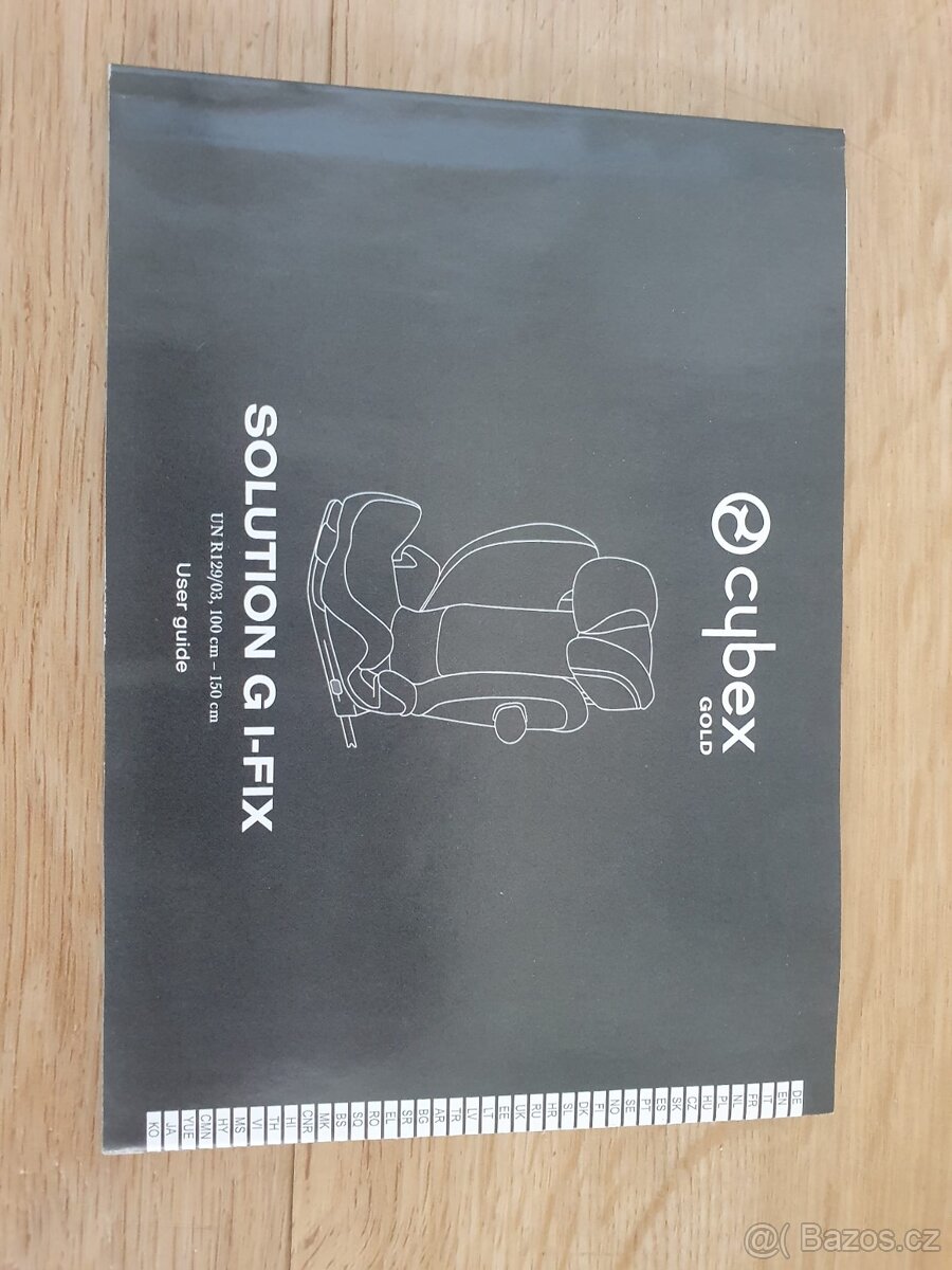 Autosedačka Cybex Solution G I-FIX 15 - 36 kg růžová - 5