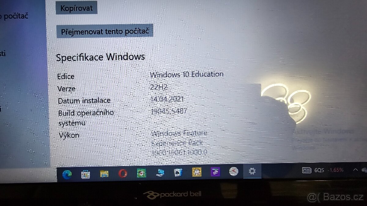 Prodám notebook Packard Bell - 5