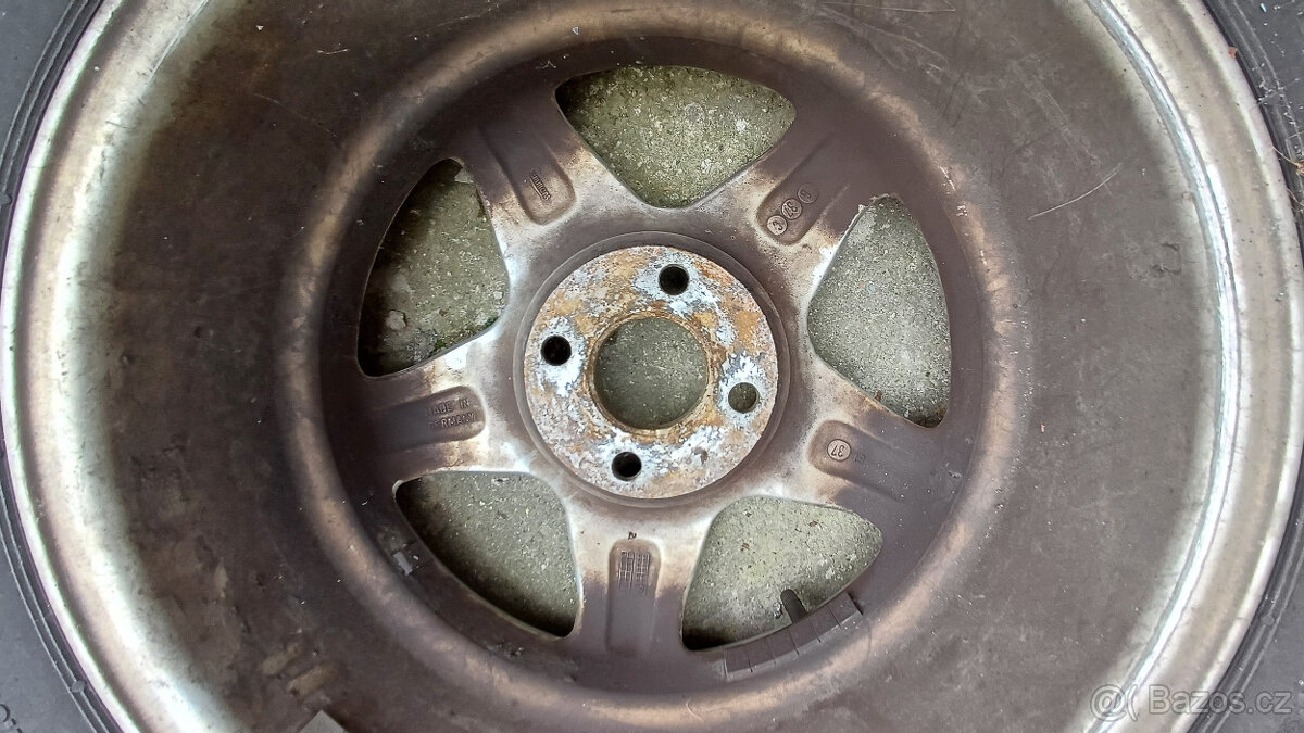 Alu disky Titan  ET37 s letnimy pneu Continental  175/65 R14 - 5