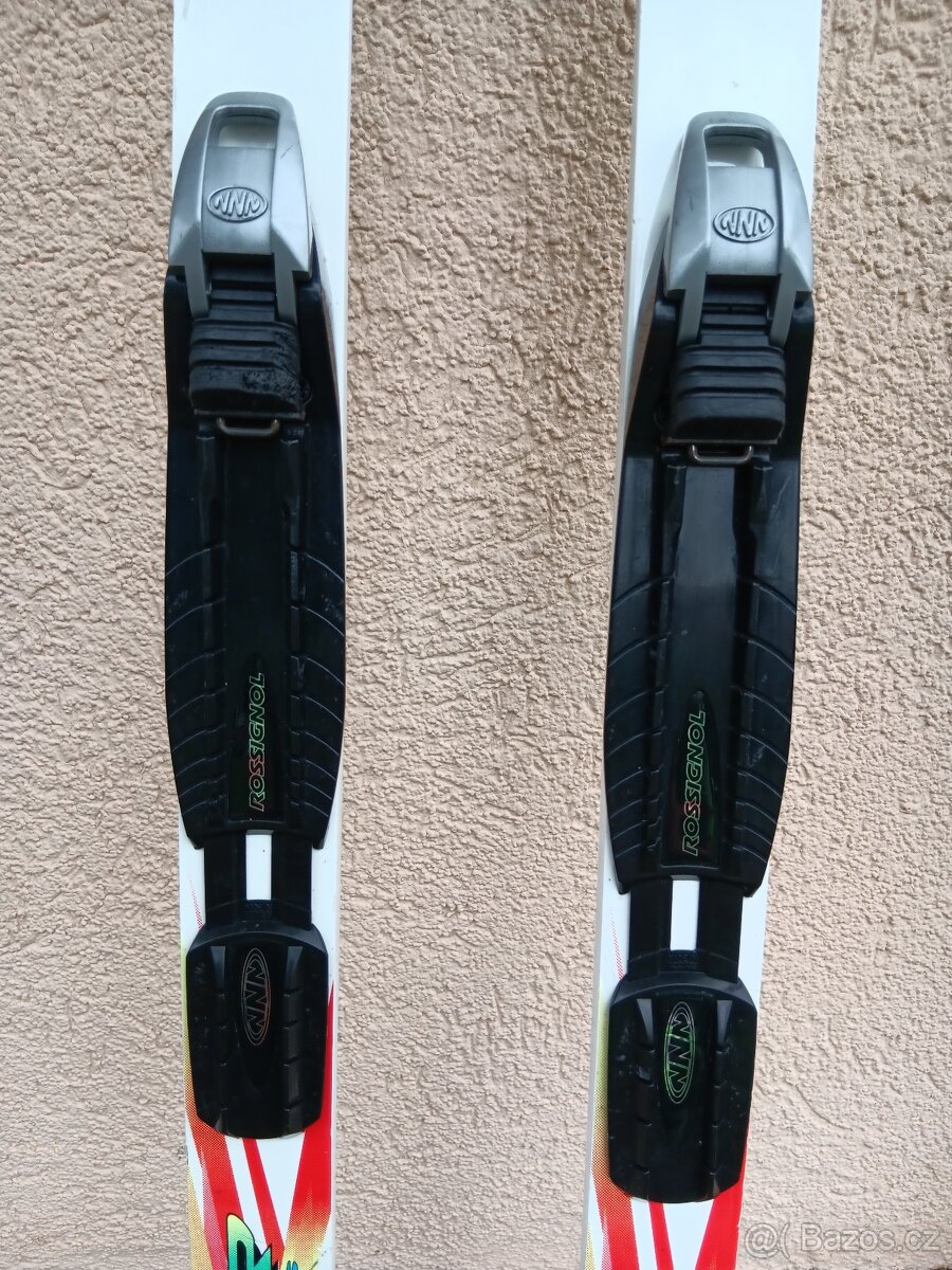 Běžky KAZAMA 140cm šupiny +hůlky +boty 35 - 5