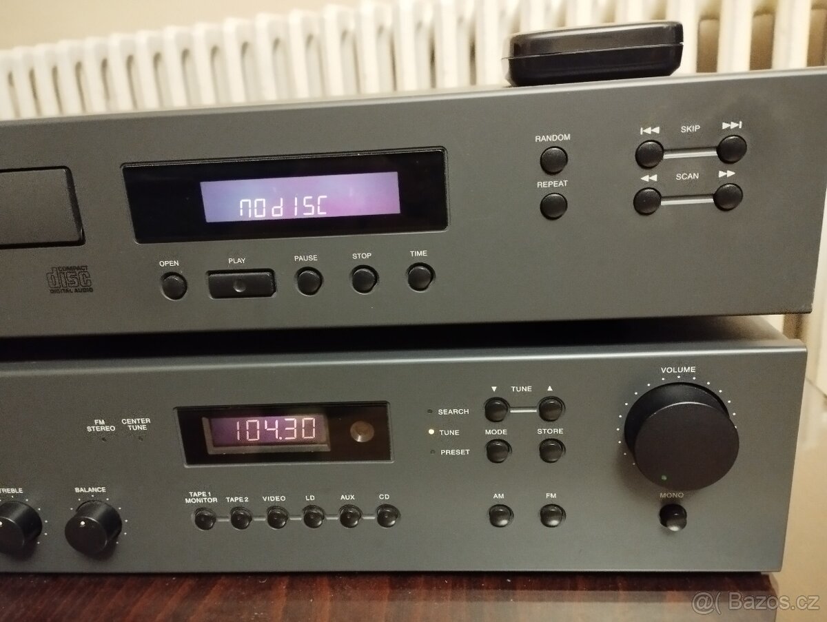 Receiver NAD 712, CD 510 a repro Shan SV 100 a stojany - 5