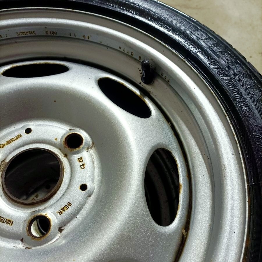 15" plechová kola – 3x112 – SMART ForTwo, Roadster - 5