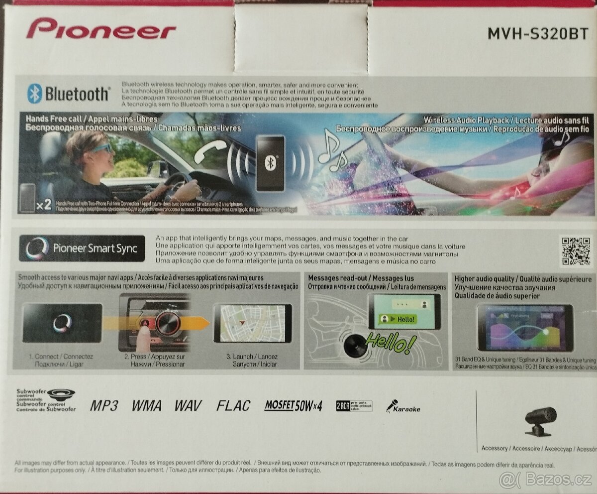 Autorádio Pioneer MVH S320 Bluetooth - 5