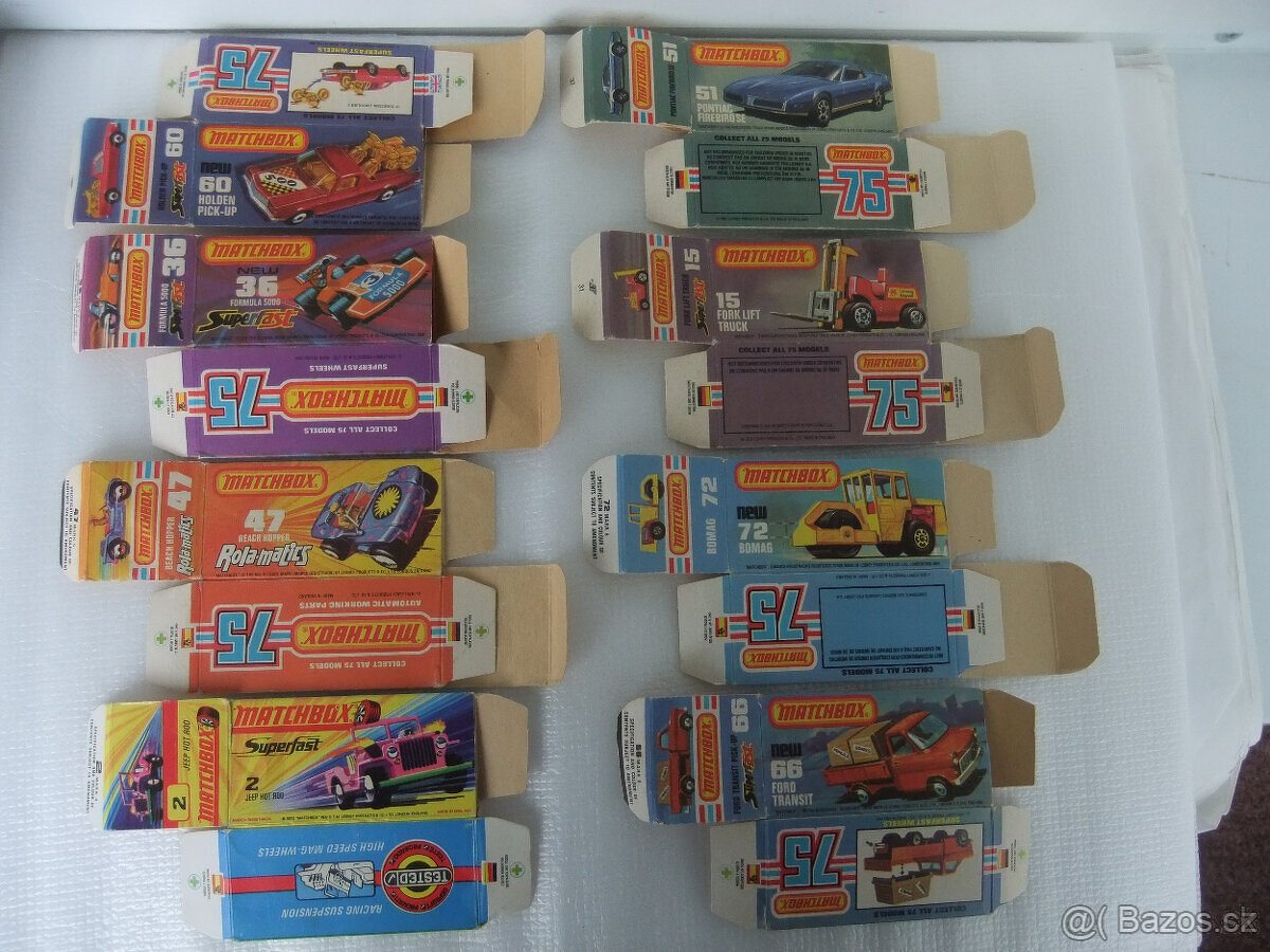 Predam sadu originálních krabiček MATCHBOX SERIES - 5