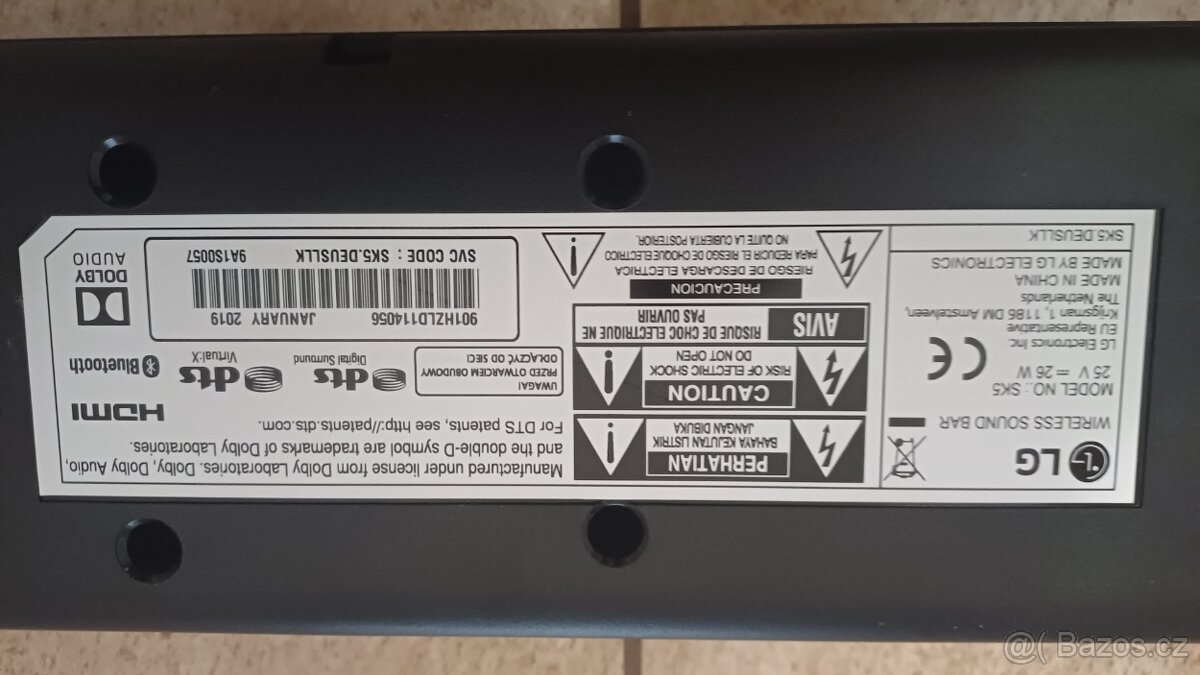 Prodám SOUND BAR LG - 5