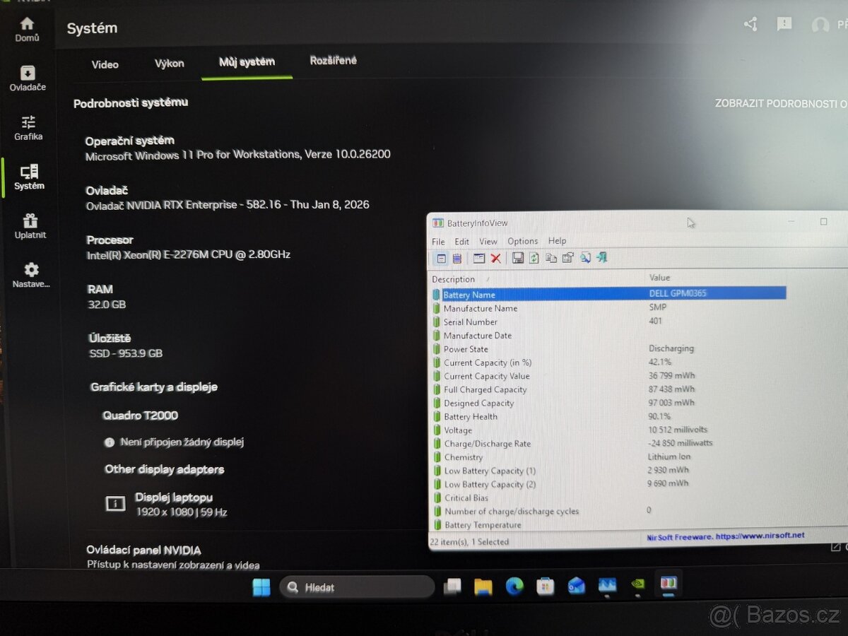 DELL Precision 5540 - 15.6",Xeon, 32GB RAM, 1TB SSD, Quadro - 5