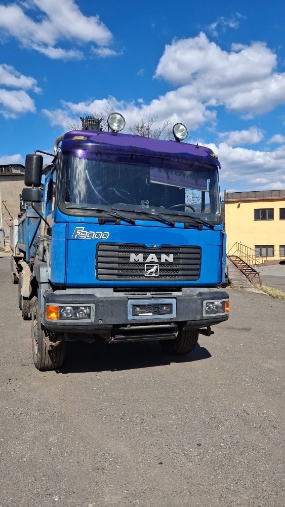 Man 6x6 sklápěč+ HIAB 244 - 5
