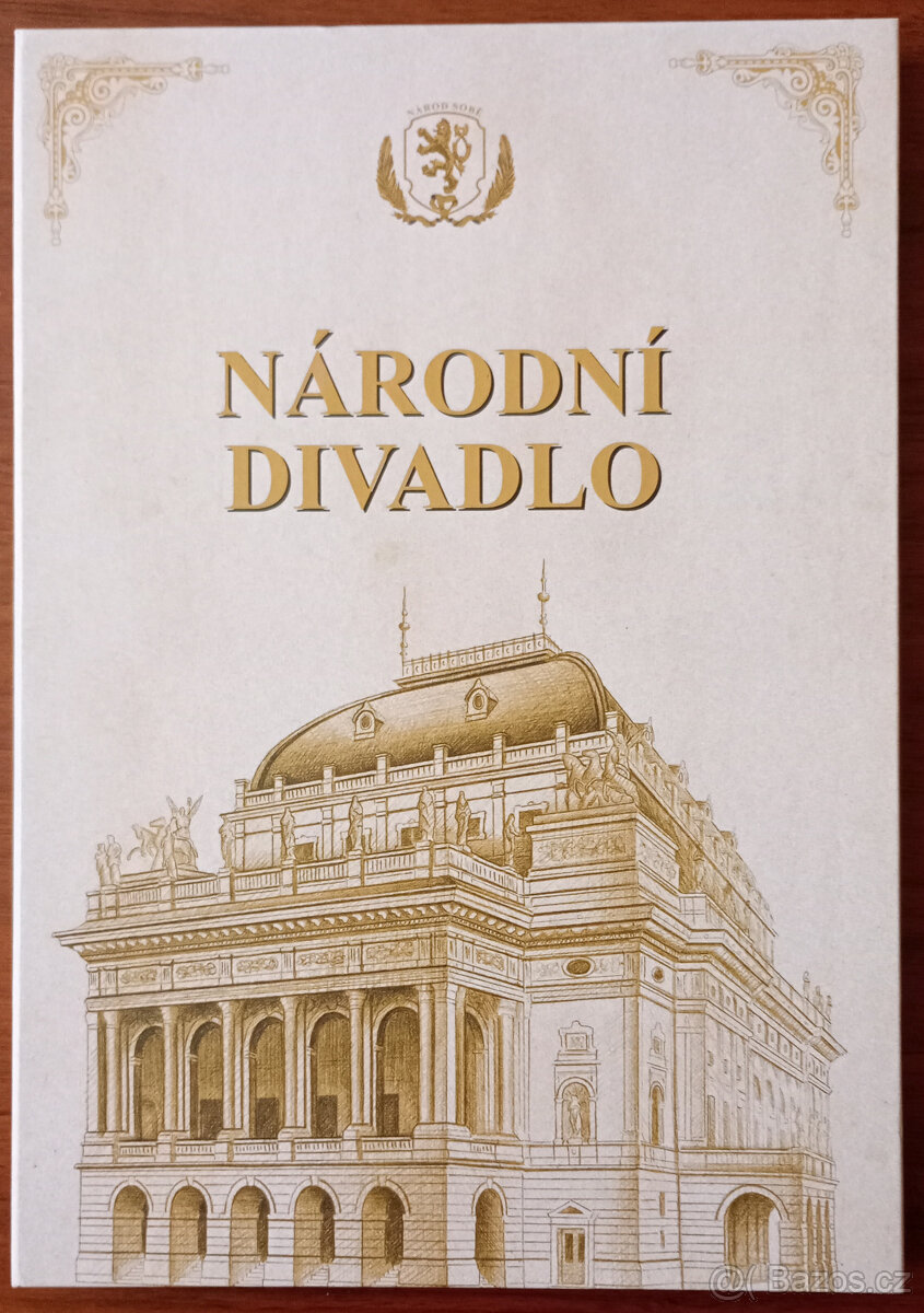 MEDAILE-EXKLUZIVNÍ KOLEKCE MÚZY NÁRODNÍHO DIVADLA-pozlaceno - 5