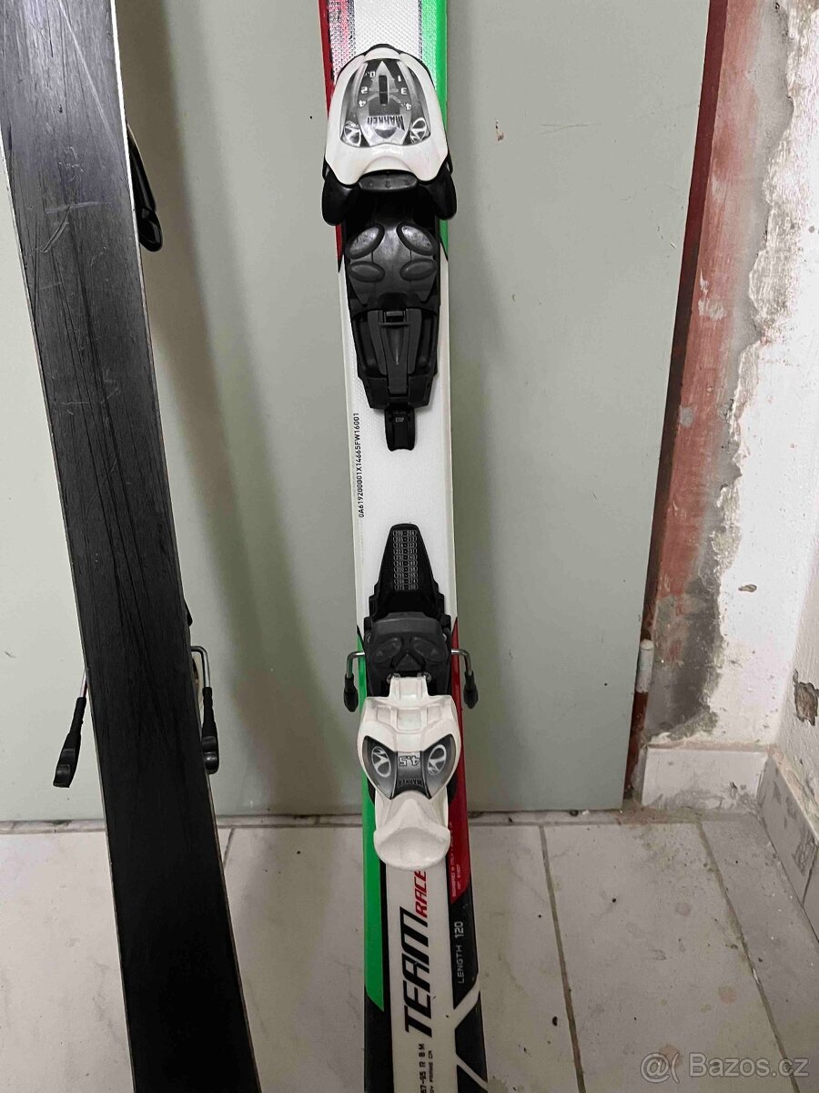 Prodáme dětské lyže Nordica Dobermann Team Race J 120cm - 5