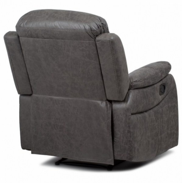 Hnědé a šedé polohovací křeslo TV-4086 - 5