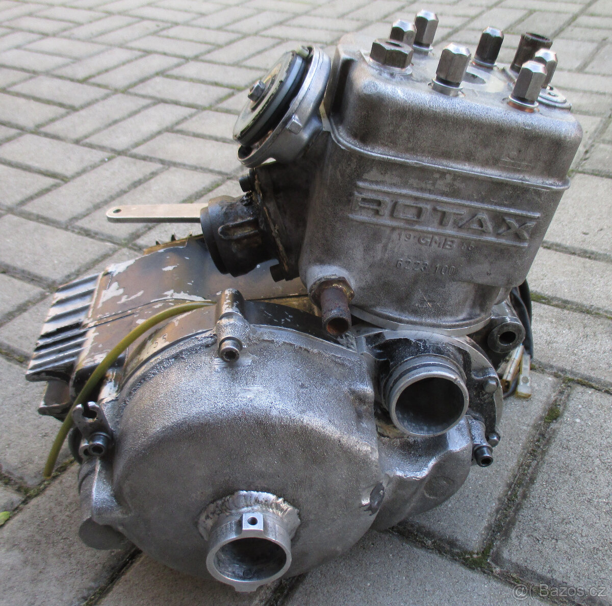 ND na závodní motor čz 511 516 válec hlava víko vodní pumpa - 5