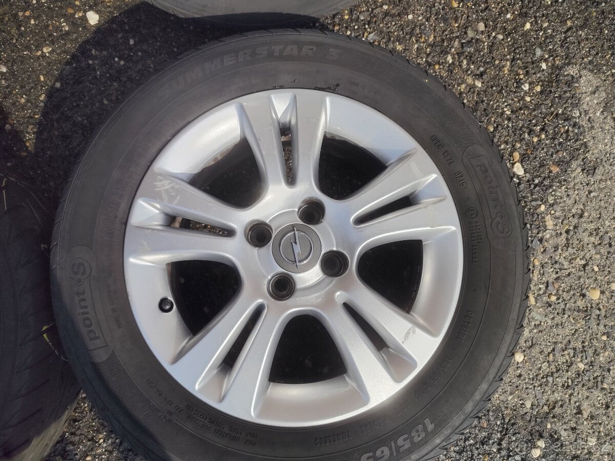 Orig.Alu kola Opel Letní sada 185/65/15 - 5