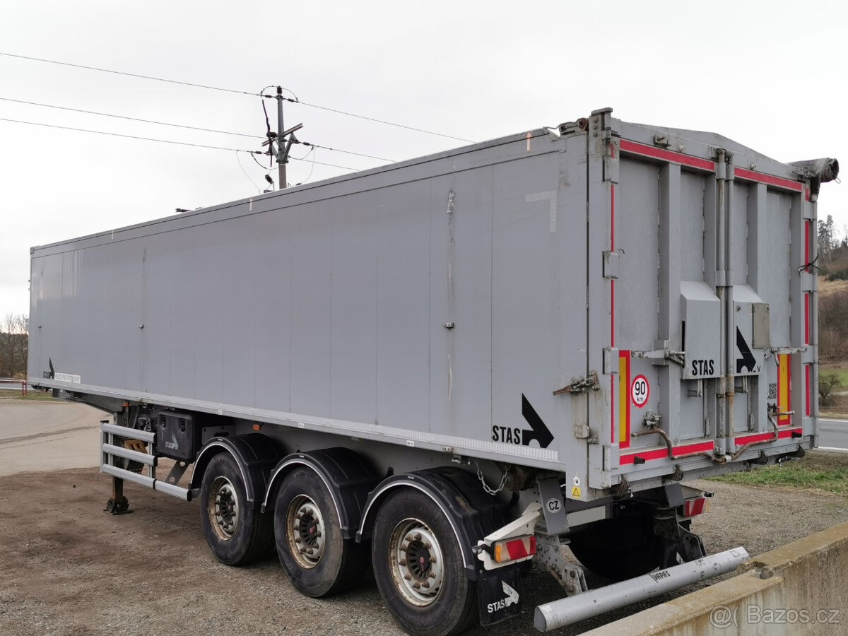 Prodám sklápěčkový návěs STAS S300CX 50m3 - 5