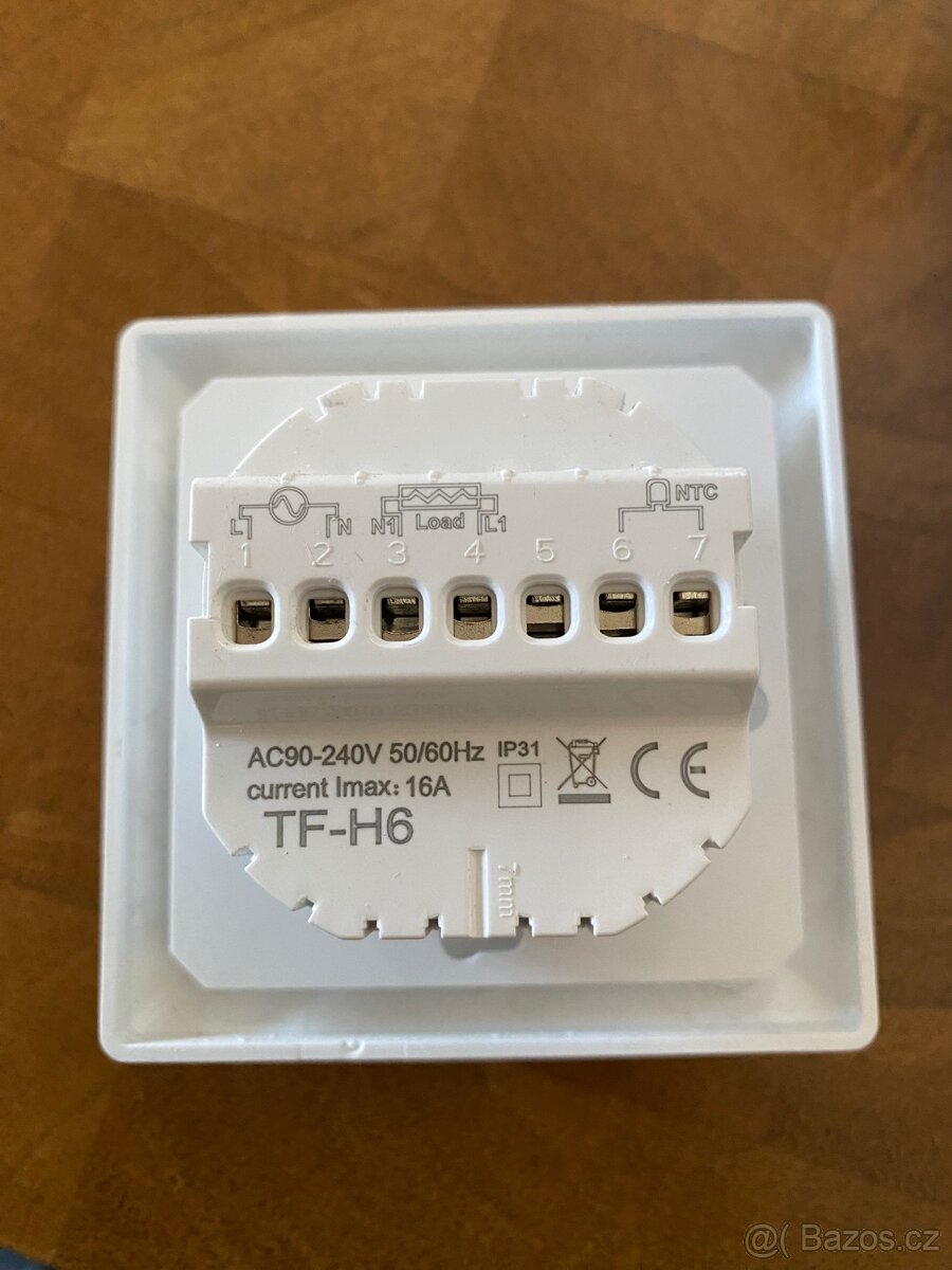 TERMOSTAT PODLAHOVÉHO VYTÁPĚNÍ TERMOFOL TF-H6 - 5
