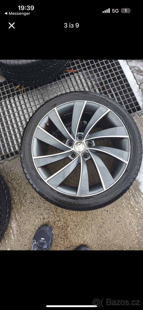 Alu kola r18. Zimní gumy - 5