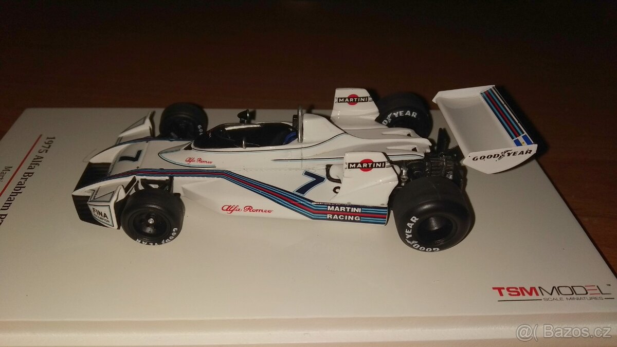 F1 Brabham BT45A Press Version #7 Carlos Reutemann 1975 1:43 - 5