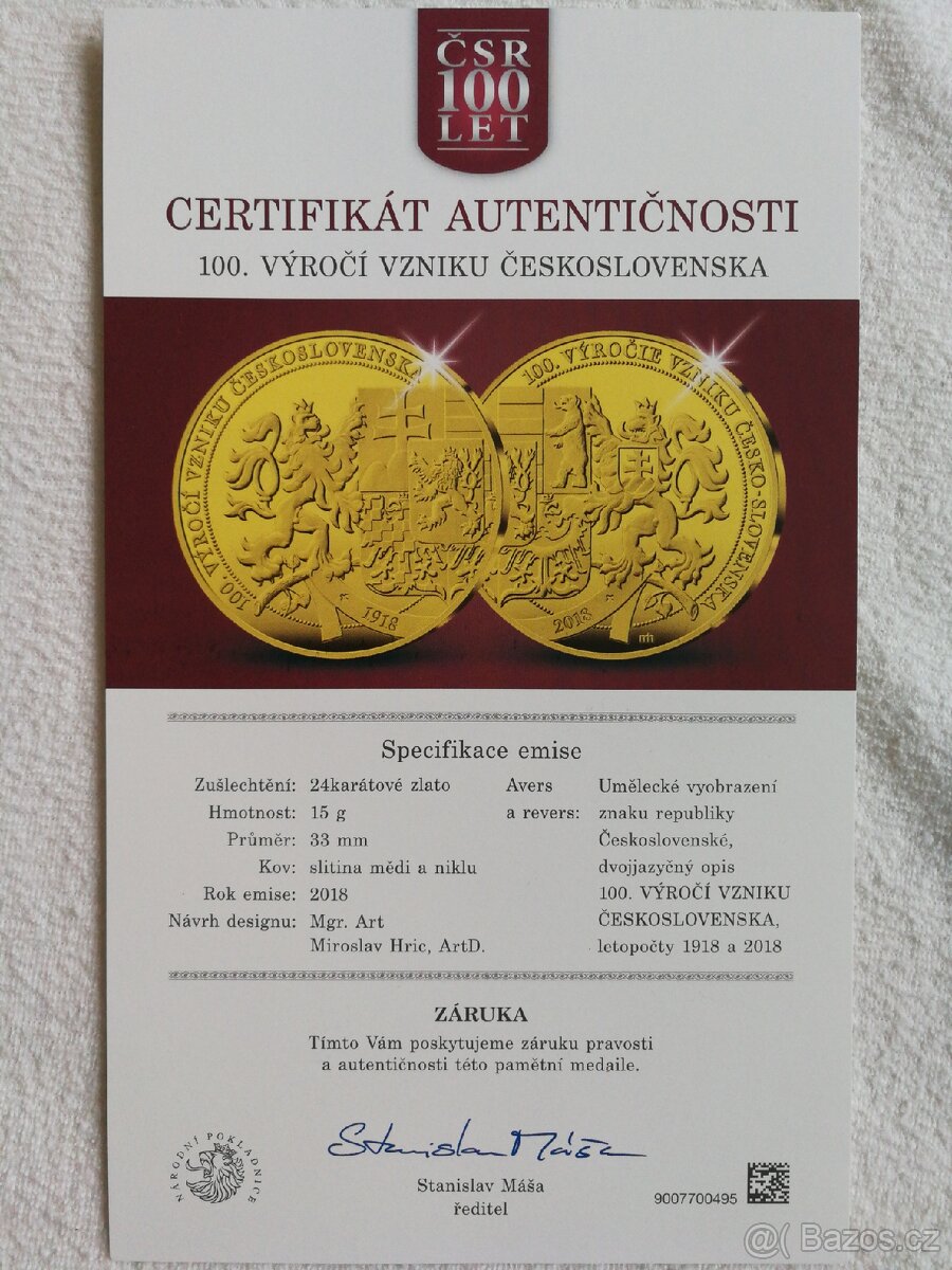 Album 100 let ČSR modré - 5