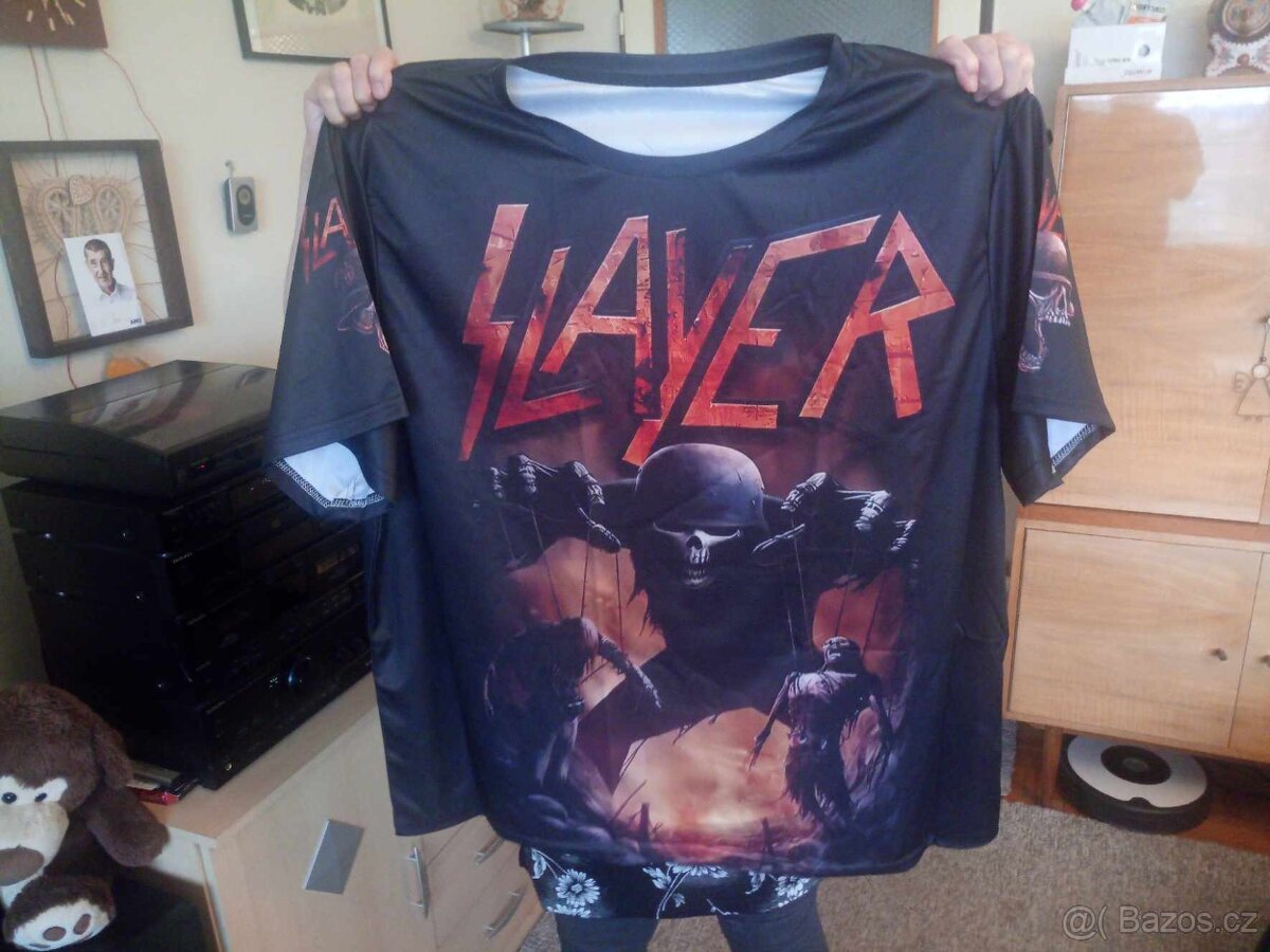 4XL pánská trika Dio, Kiss, Slayer, Judas Priest, AC/DC - 5