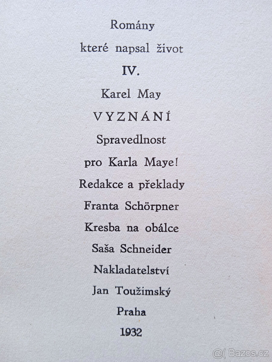 Karel May - VYZNÁNÍ - 5