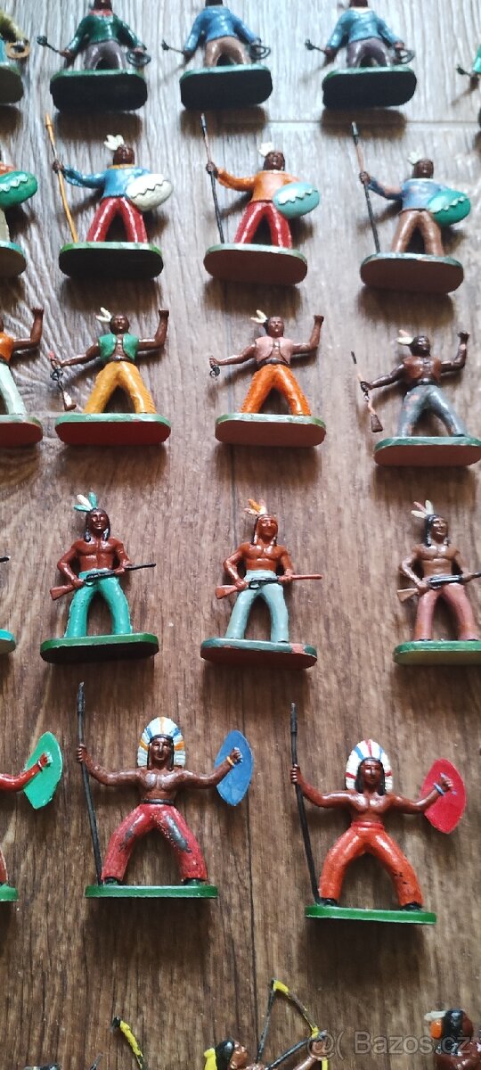 Indiáni figurky - 34 kusů - 5