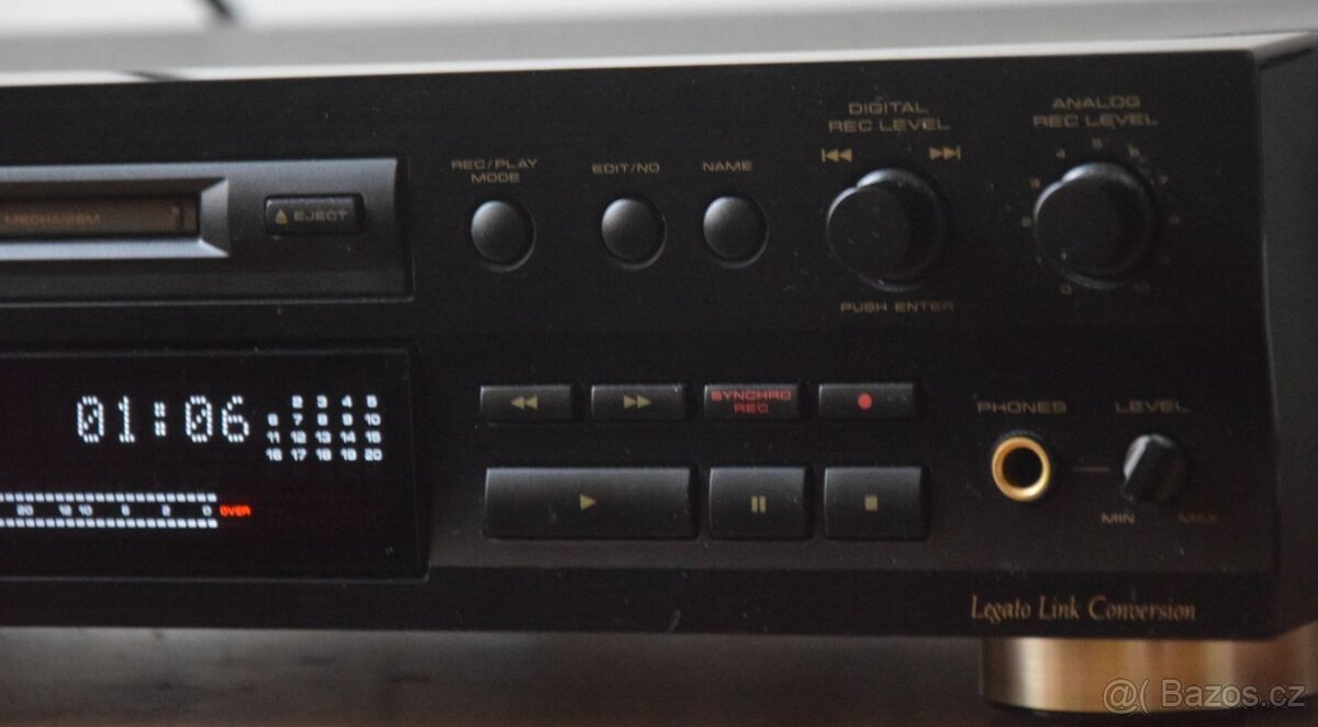 Minidisc deck PIONEER MJ-D508, manuál, disky - 5