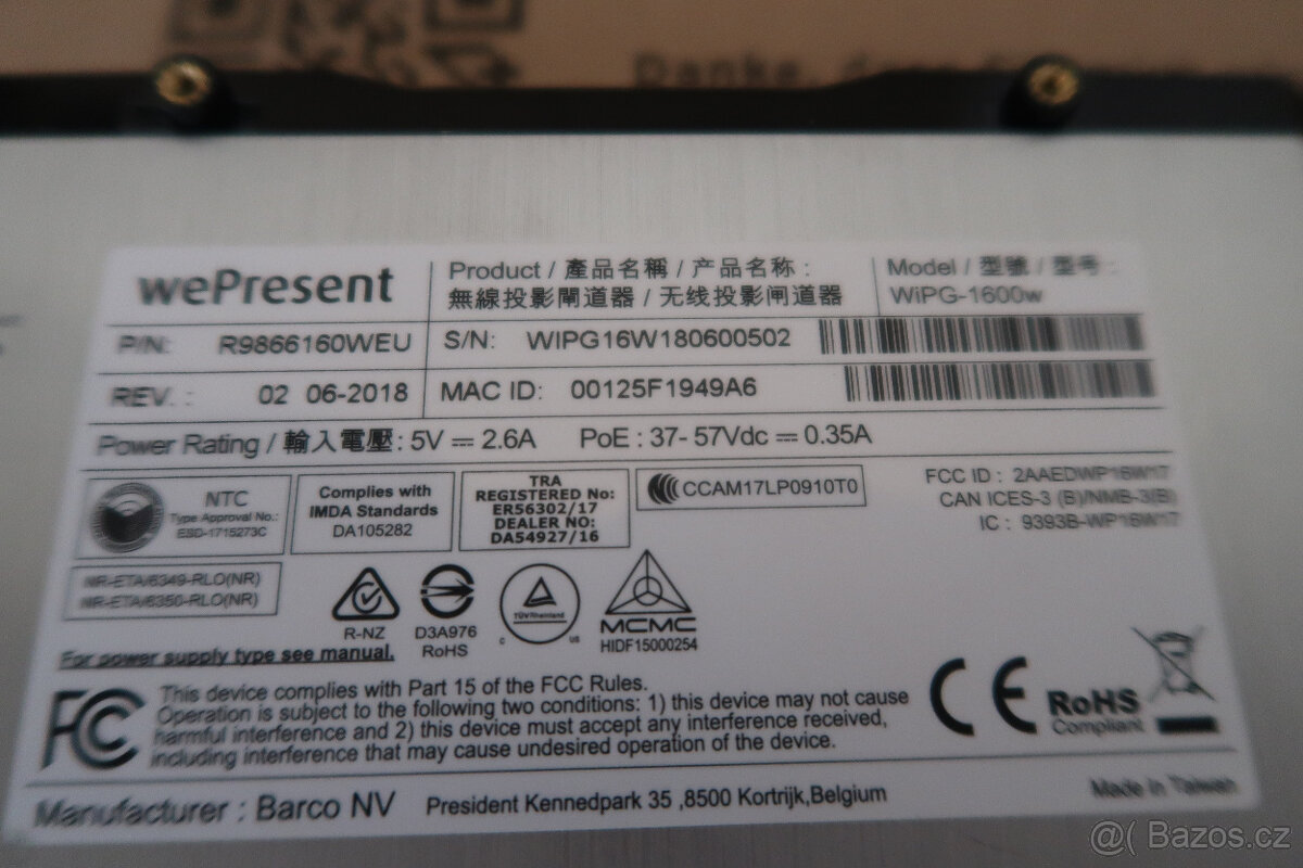 Bezdrátový prezentační systém WePresent WiPG-1600 - 5