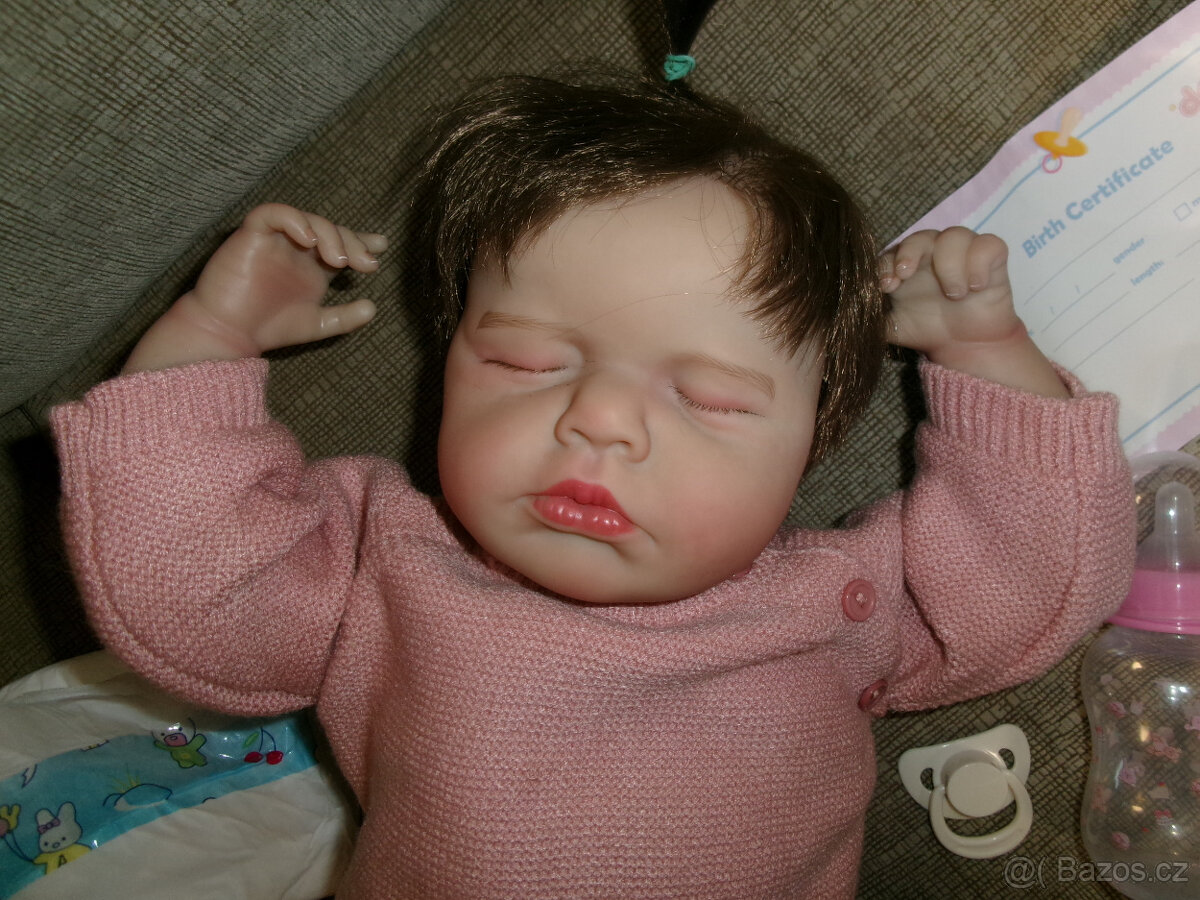 reborn miminko s vlásky - 5