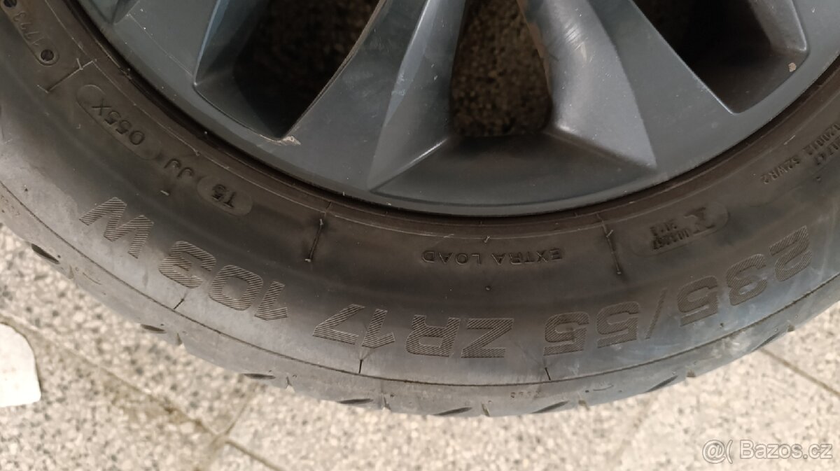 Sada alu kol 17" s letními pneumatikami 235/55 ZR17 (5×108)