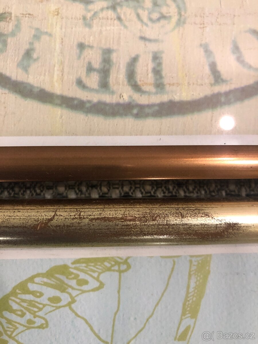 6 ramu na obrazky ctverec 40x40 zlate,medene - 5