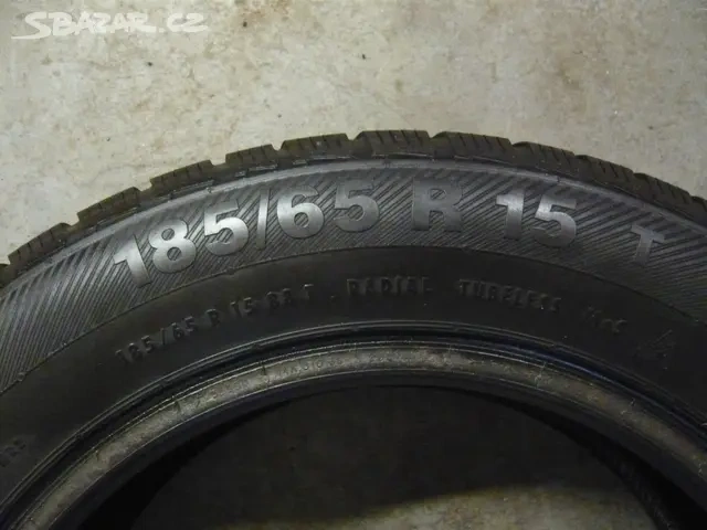 Zimní Pneu 185/65/15, 185-65-15, 185 65 15. - - - - - - 5