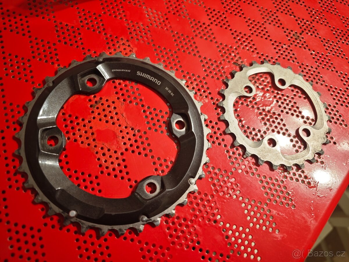 Shimano XT Řazení + přesmykač + převodník - 5