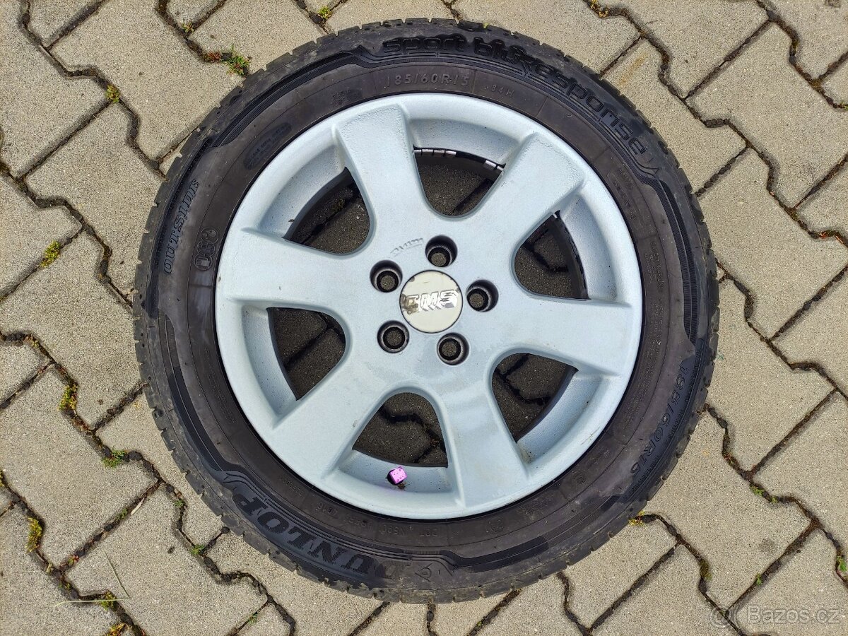 Alu litá kola Škoda Fabia III 185/60/15, 5x100mm - 5