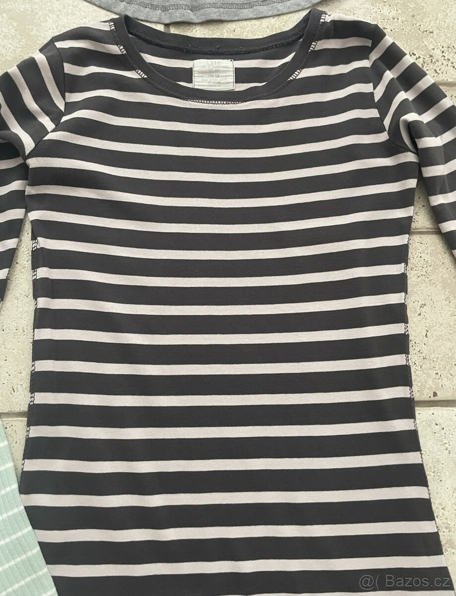 Dívčí bavlněná trička, vel. 158 - 5