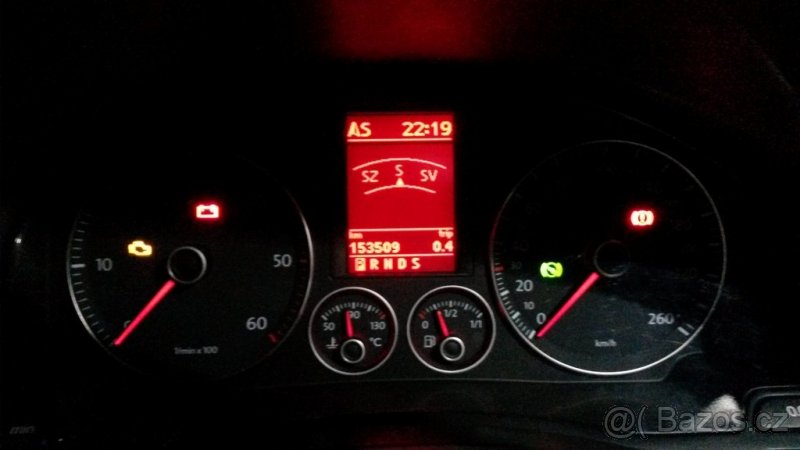 Budíky Golf 5 1K0920874B maxidot, diesel, PIN - 5