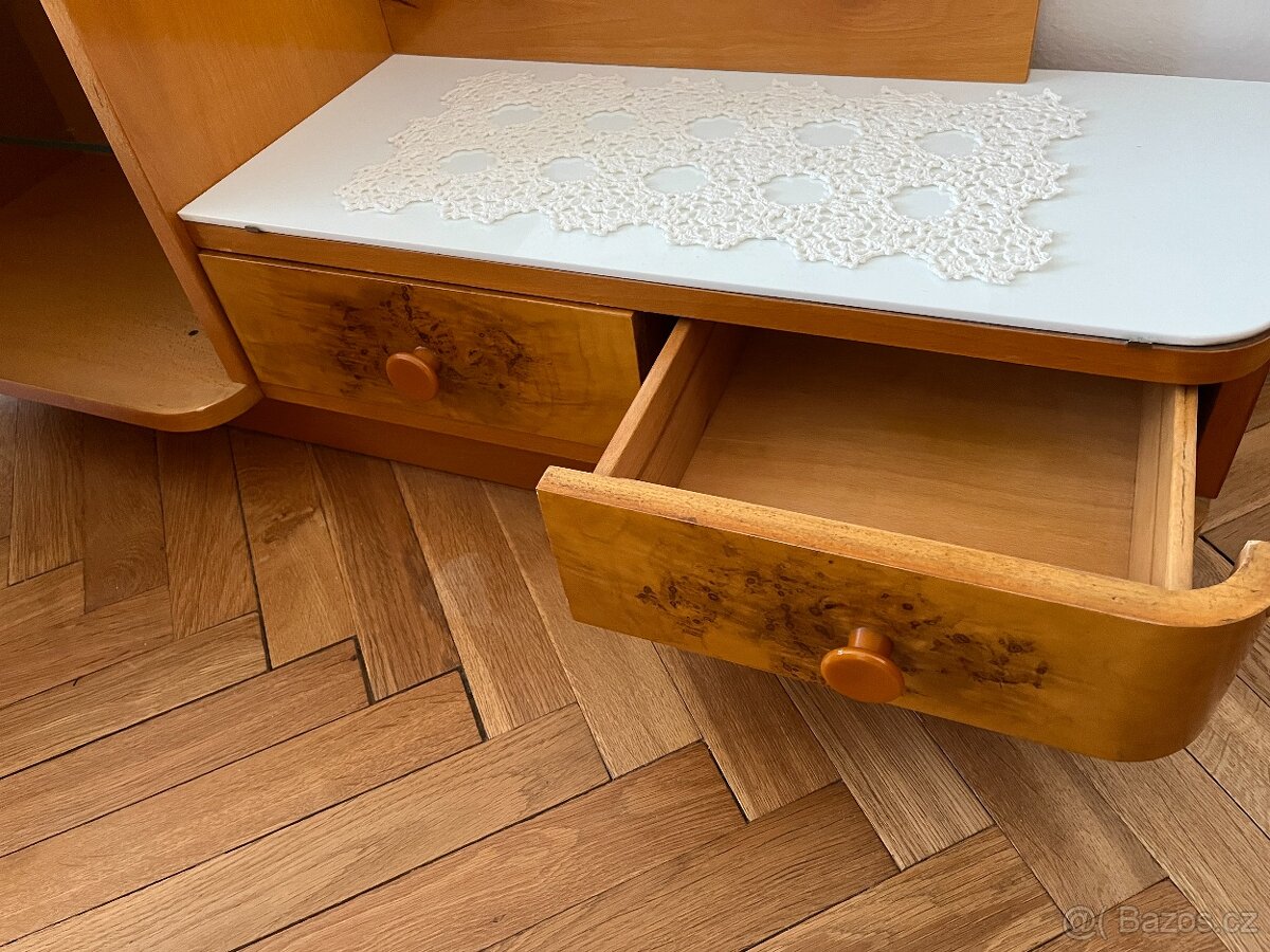 Toaletní stolek s taburetkou - 5