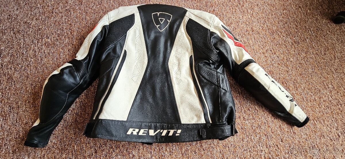 Dvoudílná kožená kombinéza REVIT - 5