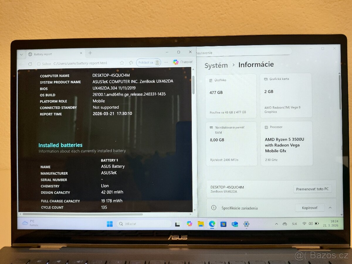 Asus Zenbook Flip | R5 • 8GB • 512GB SSD - 5